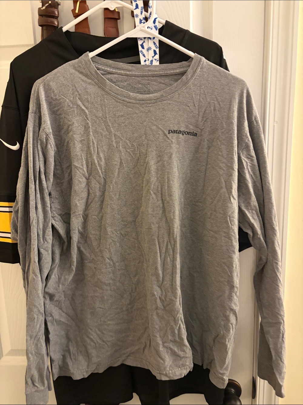 Patagonia Gray Long-Sleeve Crew Shirt